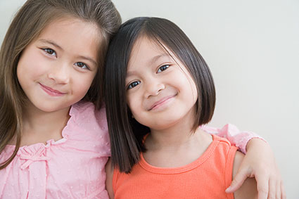 Asian Girls at East Side Pediatric Dental on Roosevelt Island