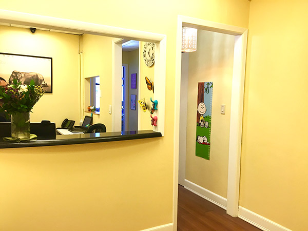 Front Desk at East Side Pediatric Dental serving the Upper East Side, Turtle Bay, Sutton Place, Midtown and Roosevelt Island