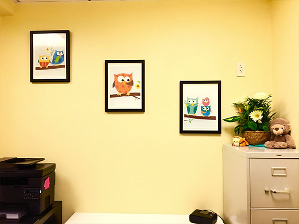 Wall Pictures at East Side Pediatric Dental serving the Upper East Side, Turtle Bay, Sutton Place, Midtown and Roosevelt Island